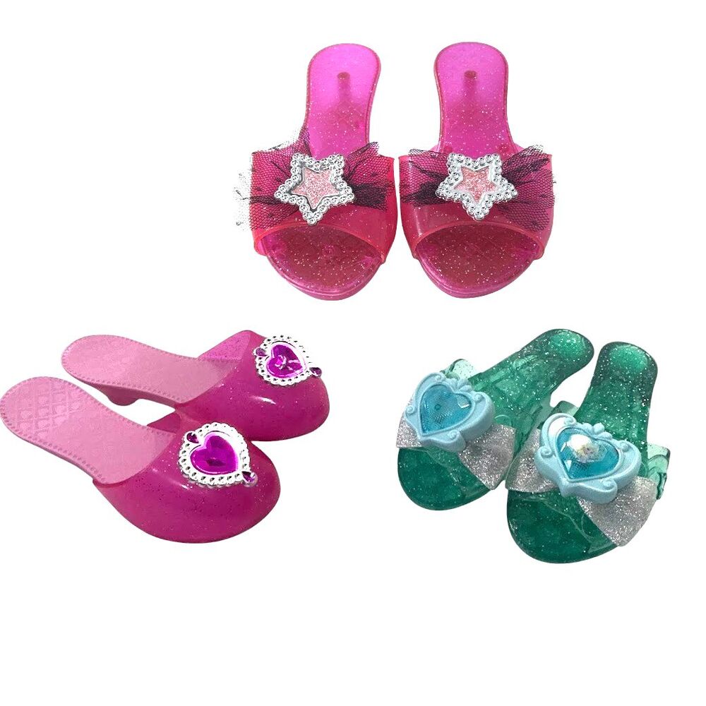 1 DISNEY Costume Light Up Shoes Child Sz 2 & Doug & Melissa Child Shoes 2 Pair